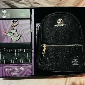 Disney Black and Silver Nightmare Before Christmas Gift Set
